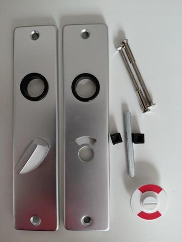 Deurschilden en insteekslot wc, badkamer 57/5 & 63/8 mm beschikbaar voor biedingen