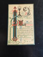 Oude Rouwkaart / Bidprentje - Fanny Bosmans, 1899, Verzamelen, Ophalen of Verzenden