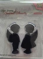 Nieuw!! Engel jongen en meisje met inkt, Hobby en Vrije tijd, Ophalen of Verzenden, Nieuw, Clearstamp