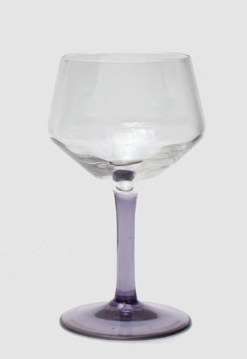 kristallen glaasje - Glasfabriek Leerdam - 'Lavendel'