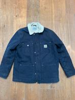 Carhartt WIP. Fairmount Coat Duck Fleece Canvas Blauw L, Maat 52/54 (L), Blauw, Ophalen of Verzenden, Gedragen