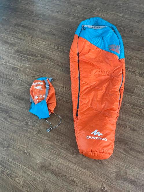 Kinderslaapzak Decathlon Forclaz ultralight 0 gr slaapzak, Caravans en Kamperen, Slaapzakken, Zo goed als nieuw, Ophalen of Verzenden