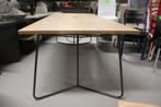 Vergadertafel / bureau CHARLES Jess Design metaal eikenhout, Huis en Inrichting, Bureaus, Ophalen, Gebruikt, Bureau