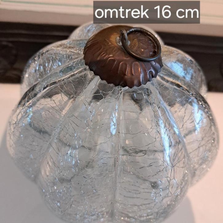 Glazen vintage heksenbal : omtrek 16 cm, Antiek en Kunst, Antiek | Glas en Kristal, Ophalen of Verzenden