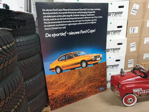 Grote Ford Capri dealer reclame 140cm - Jaren 70 zeldzaam, Verzamelen, Automaten | Overige, Gebruikt, Ophalen