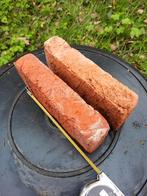 Speciale dunne oranje rode handvorm metselstenen +_ 275 stuk, Doe-het-zelf en Verbouw, Metselstenen, Ophalen, Nieuw, Bakstenen