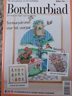 Borduurblad nr. 114, Hobby en Vrije tijd, Ophalen of Verzenden, Nieuw, Patroon