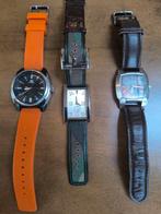 Hugo Boss, Diesel & D&G Horloges - Set van 3, Sieraden, Tassen en Uiterlijk, Horloges | Heren, Overige merken, Staal, Polshorloge