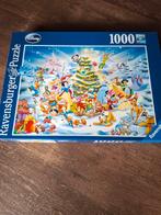 Ravensburger Disney puzzel 1000 stukjes Kerstmis met Disney, Ophalen of Verzenden, 500 t/m 1500 stukjes, Zo goed als nieuw, Legpuzzel