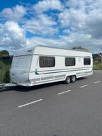 Fendth 650 Platin tandemasser 5 Pers 2012, Caravans en Kamperen, Rondzit, Bedrijf, Ringverwarming, 1250 - 1500 kg