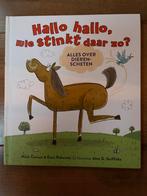 Hallo Hallo, Wie Stinkt Daar Zo? - Dieren Scheten!, Ophalen of Verzenden, Zo goed als nieuw, Non-fictie