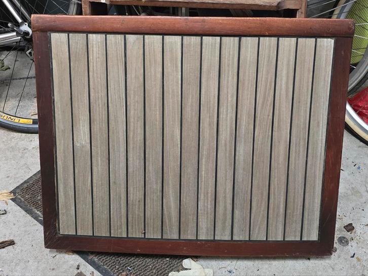 Waarschip 570 schuifluik met teak bekleed, Watersport en Boten, Bootonderdelen, Ophalen