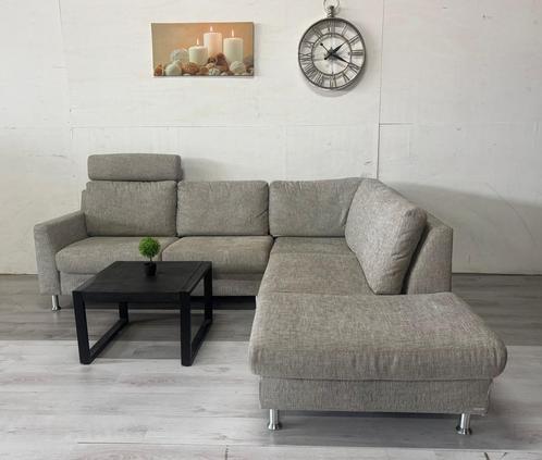 Hoekbank Grijs/Beige, Huis en Inrichting, Banken | Bankstellen, Zo goed als nieuw, Hoekbank, Vierpersoons of meer, 250 tot 300 cm