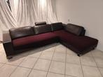 Lederen hoekbank, Ophalen, 250 tot 300 cm, Gebruikt, Hoekbank