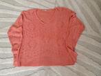 Fransa zalm kleurige ajour trui maat M, Ophalen of Verzenden, Zo goed als nieuw, Maat 38/40 (M), Roze