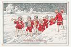 Feiertag.  Muzikantjes in de sneeuw.  Kerst en Nieuwjaar., Verzenden, 1920 tot 1940, Gelopen, Overige thema's