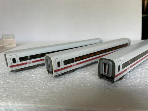 Fleischmann set 3dlg- ICE van de DB, Hobby en Vrije tijd, Modeltreinen | H0, Zo goed als nieuw, Wagon, Gelijkstroom, Fleischmann