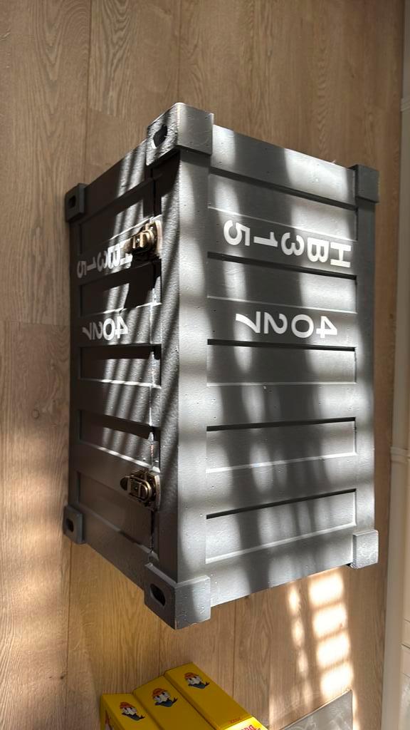 Stoere speelgoedkist / opbergkist, Huis en Inrichting, Woonaccessoires | Kisten, Gebruikt, Minder dan 50 cm, 50 tot 75 cm, Minder dan 50 cm