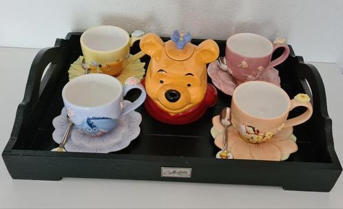 Prachtig theeservies met winnie en vrienden, Verzamelen, Disney, Zo goed als nieuw, Servies, Winnie de Poeh of vrienden, Ophalen of Verzenden