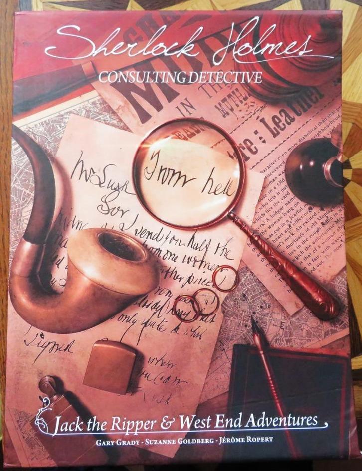 SHERLOCK HOLMES  - Consulting Detective, Hobby en Vrije tijd, Gezelschapsspellen | Bordspellen, Zo goed als nieuw, Een of twee spelers