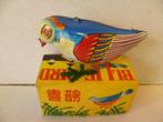Blue Bird Blikken vogeltje in doosje met sleutel speelgoed, Antiek en Kunst, Antiek | Speelgoed, Ophalen of Verzenden
