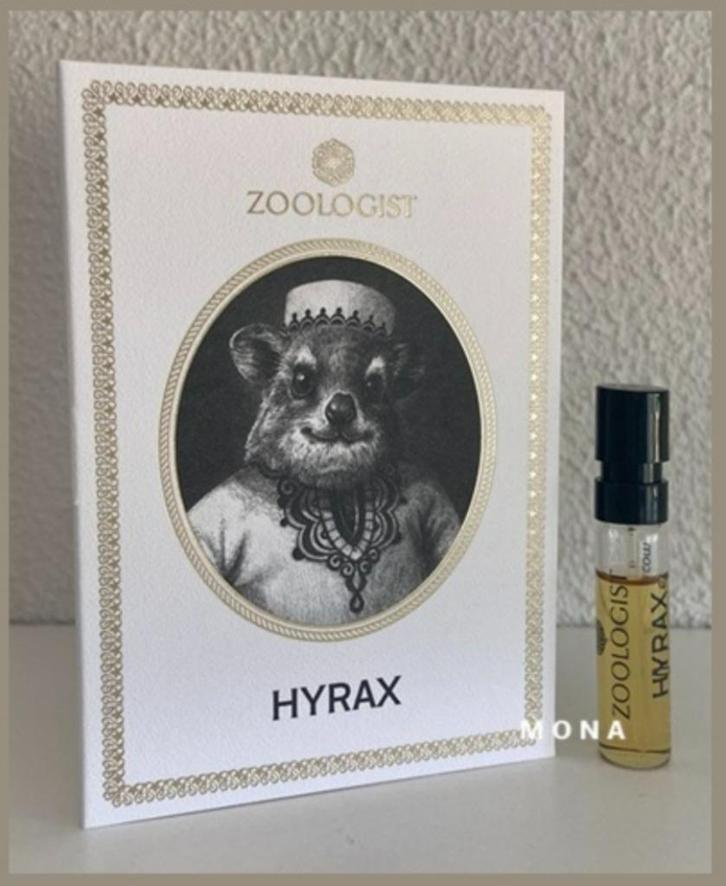 Zoologist Hyrax niche parfum sample proefje tester monster, Sieraden, Tassen en Uiterlijk, Uiterlijk | Parfum, Nieuw, Verzenden