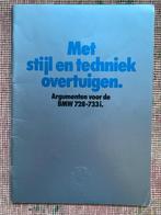 Nederlandse interne Argumenten brochure BMW 7-serie E23 1977, Ophalen of Verzenden, Zo goed als nieuw, BMW, BMW