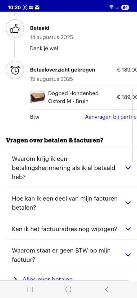 nieuw Hondenbank Oxford I Chestnut mediumOxford 87 x 62 x 40, Dieren en Toebehoren, Honden-accessoires, Nieuw, Ophalen