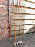 VINTAGE jaren 70 ski / langlauf bamboestokken, Stokken, Zo goed als nieuw, Skiën, Ophalen