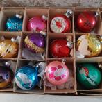 Oude kerst/12 oude glazen kerstballen, Ophalen of Verzenden