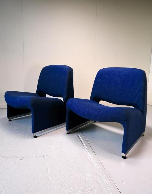 ARKI Loungestoel by Giancarlo Piretti voor Castelli 1970, Huis en Inrichting, Fauteuils, Gebruikt, Stof, Minder dan 50 cm, Minder dan 75 cm