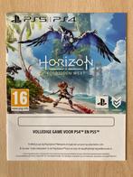 PS5 - Horizon Forbidden West - Digitale licentie, Spelcomputers en Games, Games | Sony PlayStation 5, Ophalen of Verzenden, Zo goed als nieuw