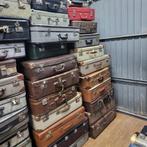 Te koop Oude vintage Koffers , brocante, ouderwetse koffers, Ophalen, Gebruikt, Leer