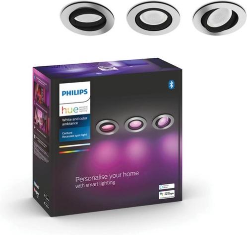 Philips Hue Centura inbouwspot - 3 pack, Huis en Inrichting, Lampen | Spots, Nieuw, Plafondspot of Wandspot, Kunststof, Led, Ophalen of Verzenden