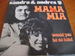 Sandra + Andres: Mamma mia, Ophalen of Verzenden, Zo goed als nieuw, Pop, Single
