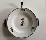 Vintage warmhoudbordje met de Disney figuren Mickey/Donald, Antiek en Kunst, Antiek | Servies los, Ophalen of Verzenden