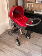 Stokke xplore kinderwagen met baby bak / reiswieg rood, Overige merken, Ophalen of Verzenden, Zo goed als nieuw