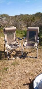 2 Quechua verstelbare kampeerstoelen, Caravans en Kamperen, Ophalen, Zo goed als nieuw, Campingstoel