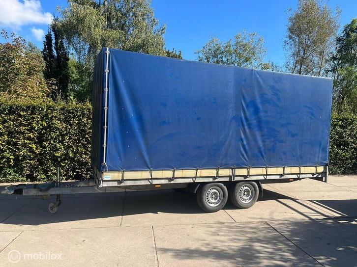 Hapert huifwagen 505x200x210cm, 3000kg, technisch 3500kg, Auto diversen, Aanhangers en Bagagewagens, Gebruikt