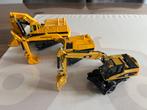 Trio Caterpillar graafmachines 245 215 M 316 D NZG Norscot, Hobby en Vrije tijd, Modelauto's | 1:50, Ophalen of Verzenden, Gebruikt