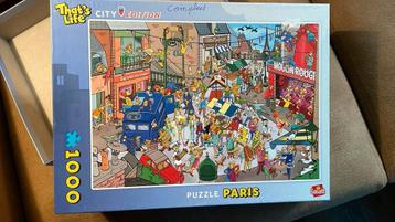 Legpuzzel 1000 stukjes parijs beschikbaar voor biedingen