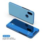 Clear View Cover+PET Screenprotector for Xiaomi Mi 8 _ Blauw, Verzenden, Nieuw, Hoesje of Tasje