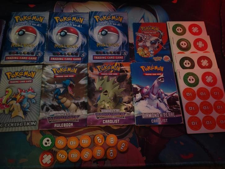 Pokémon Boekjes + Damagetokens, Hobby en Vrije tijd, Verzamelkaartspellen | Overige, Gebruikt, Boek of Catalogus, Ophalen of Verzenden
