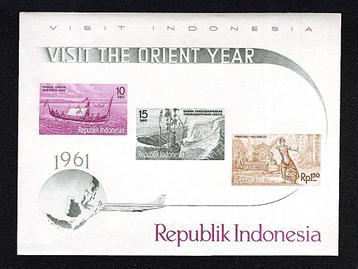 INDONESIE mi. blok.  16 STUKS. Postzegels beschikbaar voor biedingen