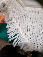 poncho sjaal wit gehaakt, Ophalen of Verzenden, 'T Olde Gre-j, Info@toldegrej.nl, Endepoelstraat 20f Didam