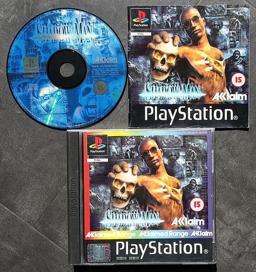 PS1 - Shadowman - PlayStation 1 PSX Action Adventure Game, Spelcomputers en Games, Games | Sony PlayStation 1, Zo goed als nieuw