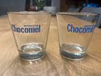 Set van 2 vintage retro chocomel Nutricia glazen, Verzamelen, Ophalen of Verzenden, Zo goed als nieuw