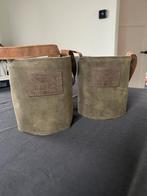 2 stoere bloempotten hangend, Ophalen of Verzenden, Rond, Overige materialen, Minder dan 25 cm