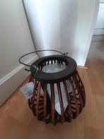 Windlicht, Huis en Inrichting, Woonaccessoires | Kandelaars en Kaarsen, Nieuw, Ophalen of Verzenden, Kaars, Hout