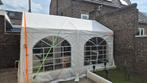 Partytent 3x4m, PE 550, met grondframe – wit, Opvouwbaar, Partytent, Minder dan 4 meter, Zo goed als nieuw